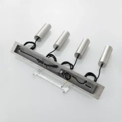 Lindby Joffrey Hängeleuchte, Vierflammig, Nickel 17 Lindby Joffrey Hängeleuchte, Vierflammig, Nickel -Heimbeleuchtung 9624839 8