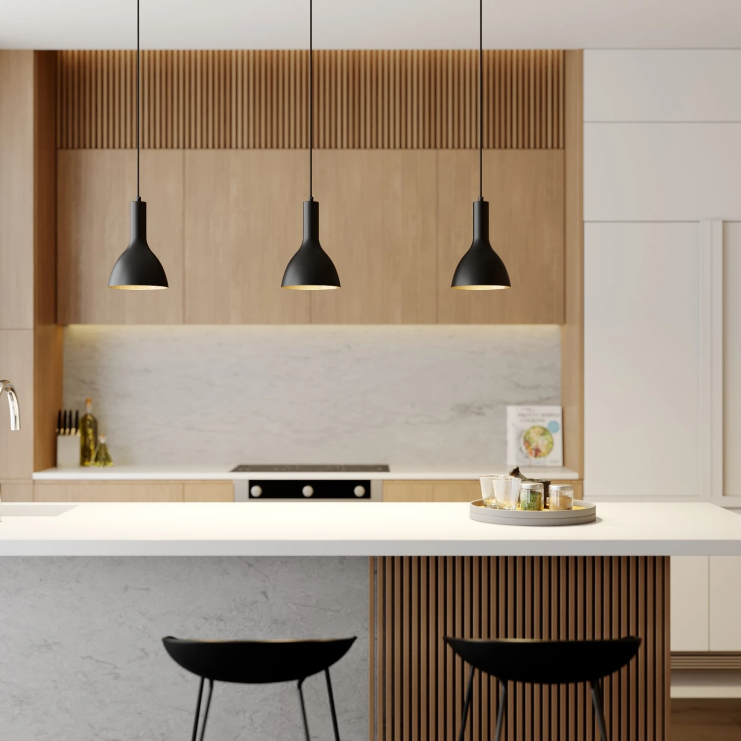 Arcchio Cosmina Hängelampe, 1-fl. Schwarz 2 Arcchio Cosmina Hängelampe, 1-fl. Schwarz – Bild 2