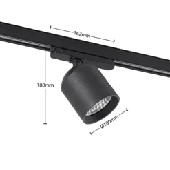 Arcchio Candra LED-Schienenspot Schwarz 26W 3000K -Heimbeleuchtung 9626807 6