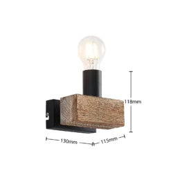Lindby Relia Wandleuchte, E27, Einflammig -Heimbeleuchtung 9626868 6