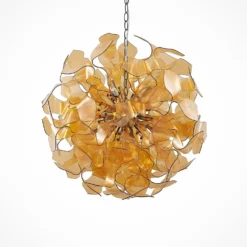 Lindby Moscalina Acryl-Hängeleuchte, Amber 12 Lindby Moscalina Acryl-Hängeleuchte, Amber -Heimbeleuchtung 9627122 3