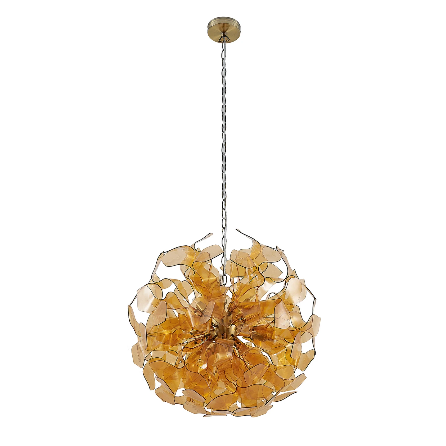 Lindby Moscalina Acryl-Hängeleuchte, Amber 5 Lindby Moscalina Acryl-Hängeleuchte, Amber – Bild 5