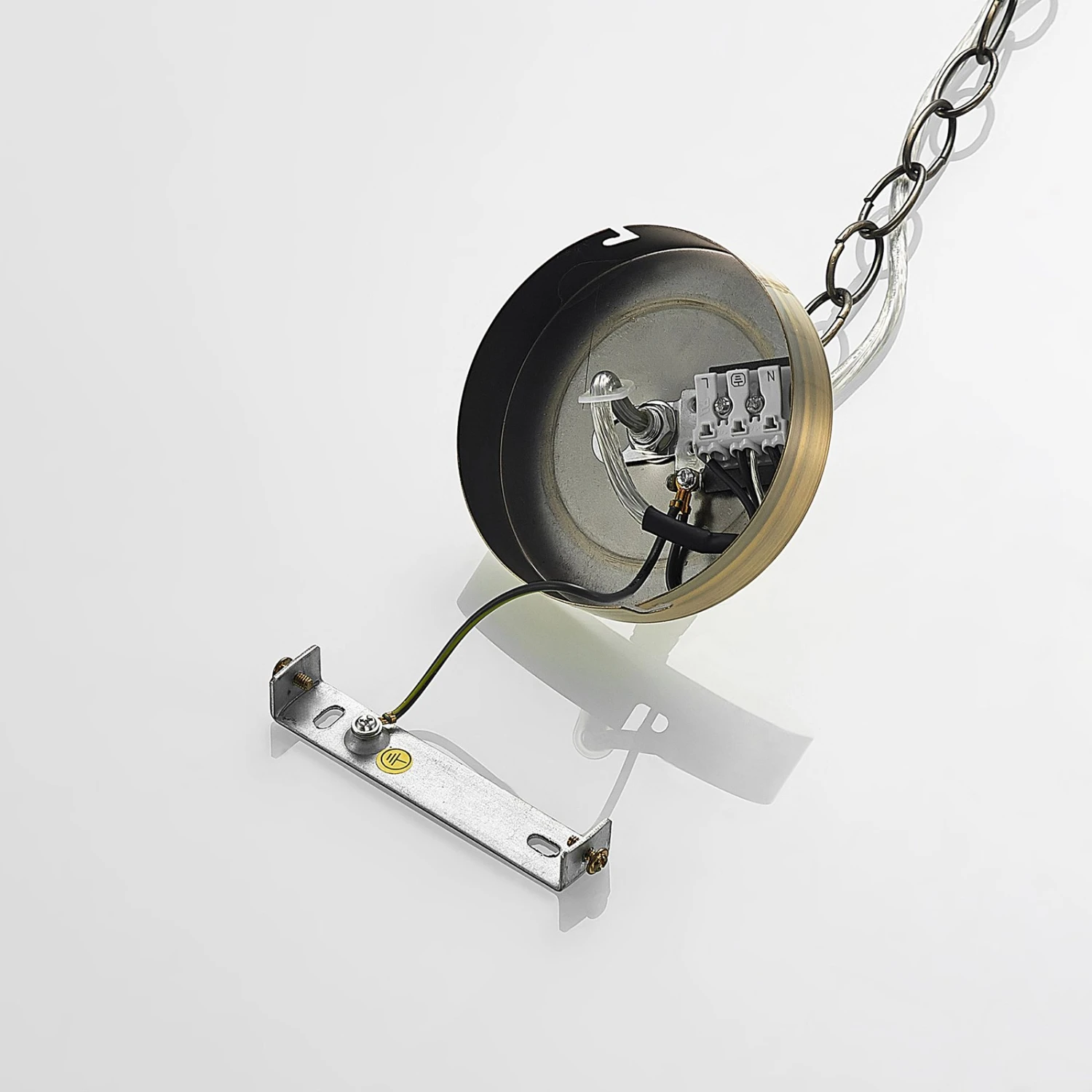 Lindby Moscalina Acryl-Hängeleuchte, Amber 9 Lindby Moscalina Acryl-Hängeleuchte, Amber – Bild 9