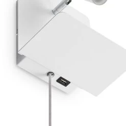 Lucande Zavi LED-Wandspot Mit Ablage, USB, Weiß 15 Lucande Zavi LED-Wandspot Mit Ablage, USB, Weiß -Heimbeleuchtung 9627263 6
