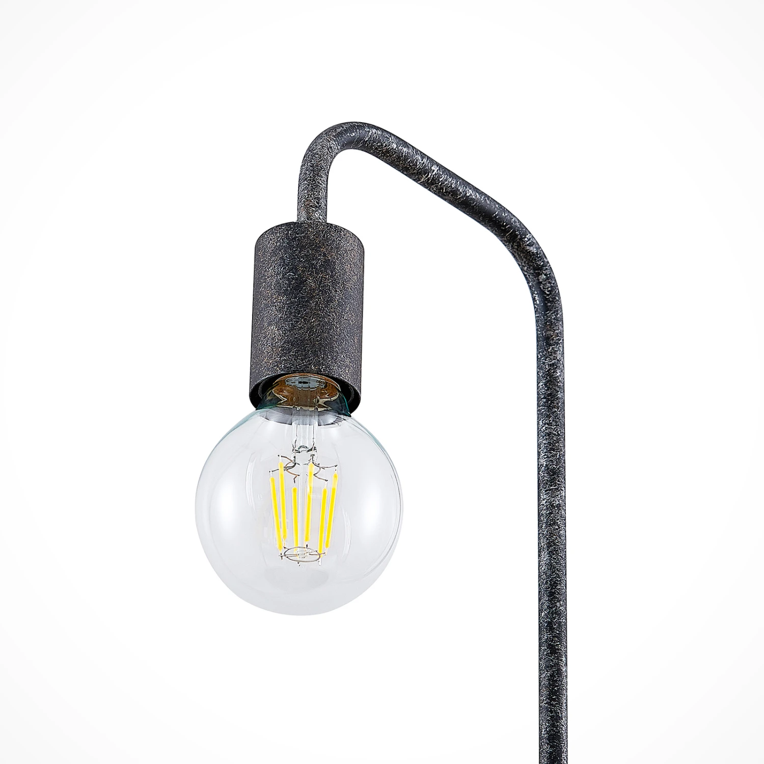 Lindby Erivana Tischleuchte, Metall, Rost Antik 4 Lindby Erivana Tischleuchte, Metall, Rost Antik – Bild 4