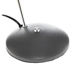 Lindby Jamelia Vintage-Tischlampe, Stahl, Grau -Heimbeleuchtung 9628147 4