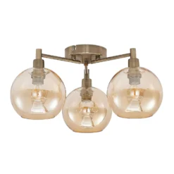 Lindby Jemissa Deckenlampe, 3-flammig, Amber -Heimbeleuchtung 9628195 5