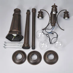 Dreiflammiger Kandelaber Eddie, IP44 -Heimbeleuchtung 9630004 7