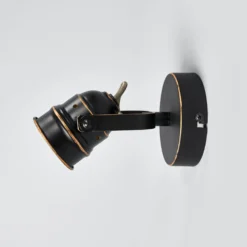 Schwarz-goldener GU10-Spot Leonor 9 Schwarz-goldener GU10-Spot Leonor -Heimbeleuchtung 9639066 3