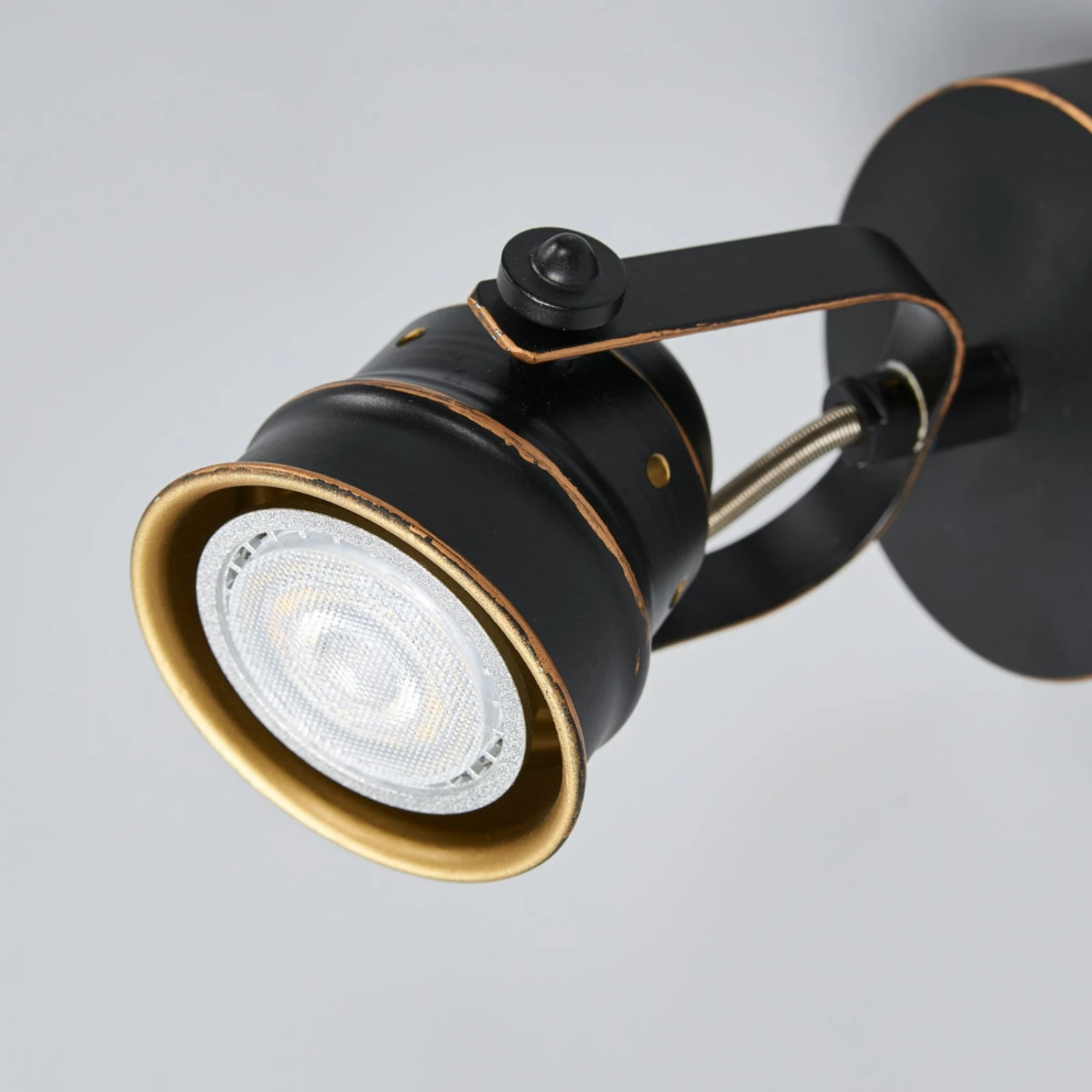 Schwarz-goldener GU10-Spot Leonor 5 Schwarz-goldener GU10-Spot Leonor – Bild 5