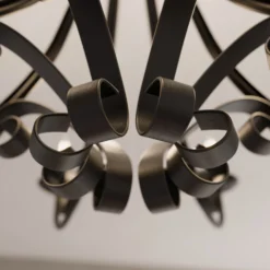 Lindby Scaleria Kronleuchter, 8-flammig, Braun -Heimbeleuchtung 9639191 4