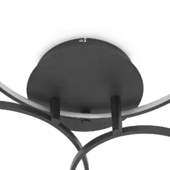 Lindby Rayk LED-Deckenleuchte, Schwarz Matt -Heimbeleuchtung 9639506 4