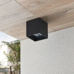 Lindby Eveta LED-Deckenleuchte Für Außen, Eckig -Heimbeleuchtung 9915017 2