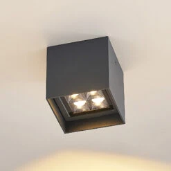 Lindby Eveta LED-Deckenleuchte Für Außen, Eckig -Heimbeleuchtung 9915017 6