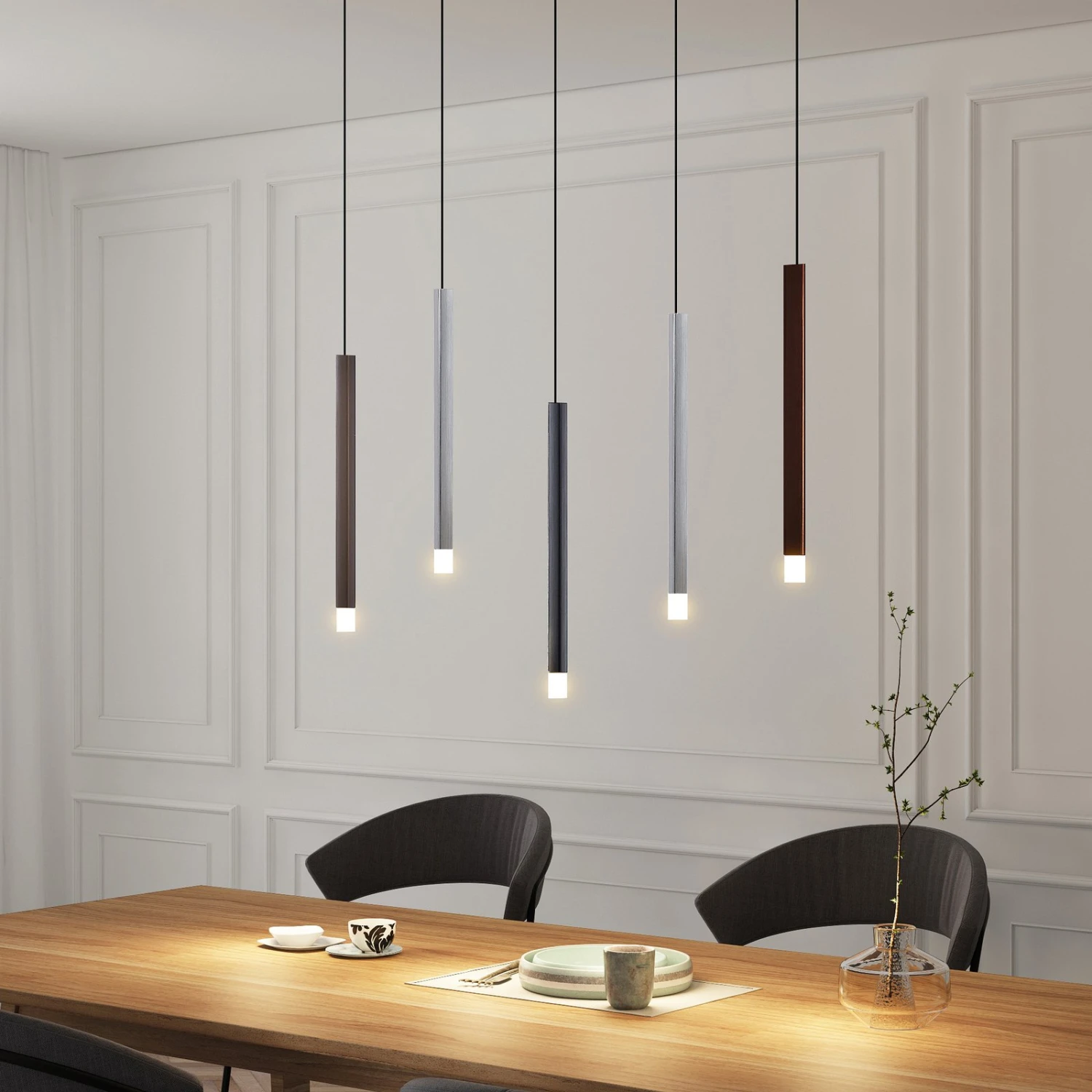 Lucande Stoika LED-Pendelleuchte, 5-flammig 2 Lucande Stoika LED-Pendelleuchte, 5-flammig – Bild 2