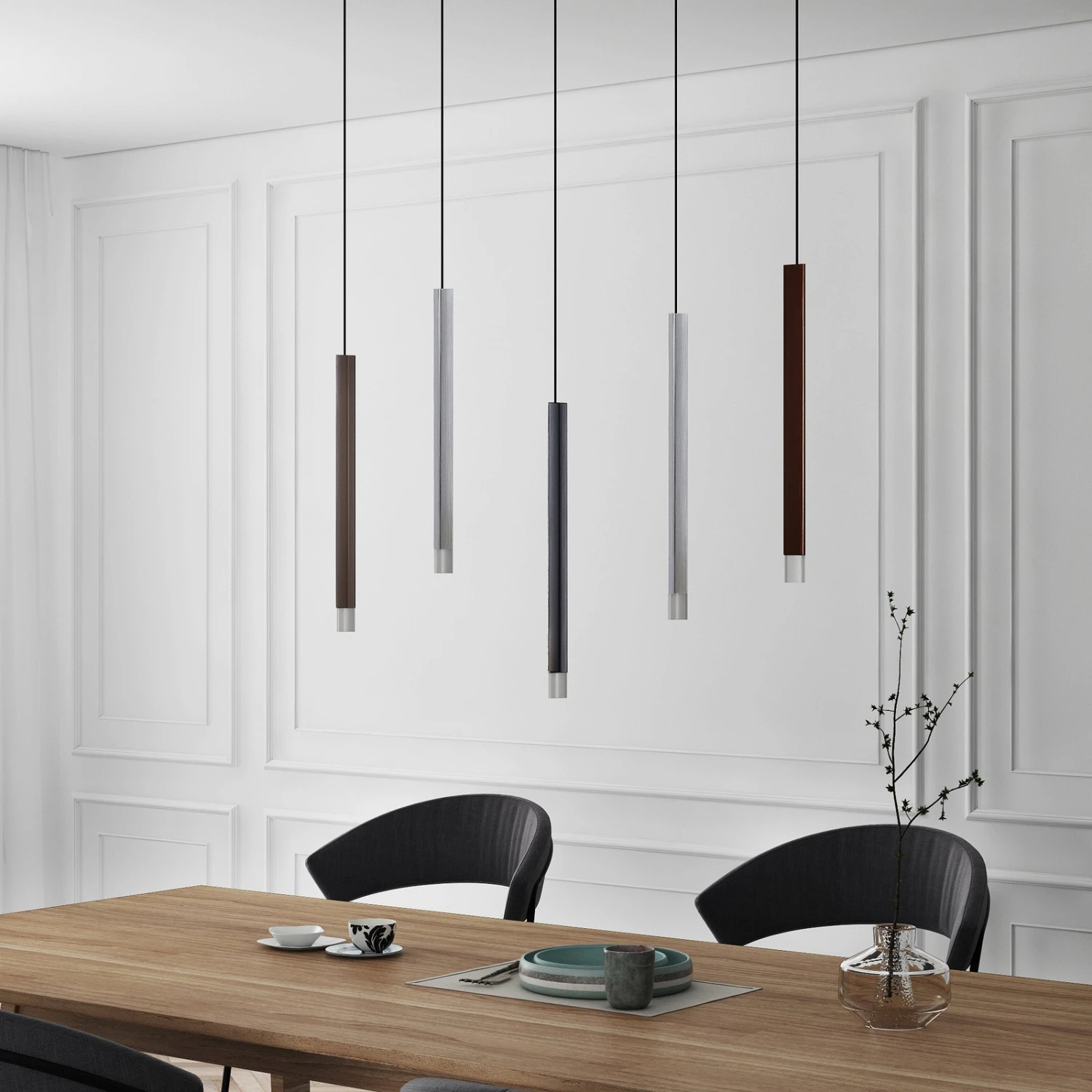 Lucande Stoika LED-Pendelleuchte, 5-flammig 3 Lucande Stoika LED-Pendelleuchte, 5-flammig – Bild 3