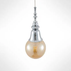 Lucande Gesja Pendellampe, Schirmlos, 1-fl., Chrom 13 Lucande Gesja Pendellampe, Schirmlos, 1-fl., Chrom -Heimbeleuchtung 9920017 4