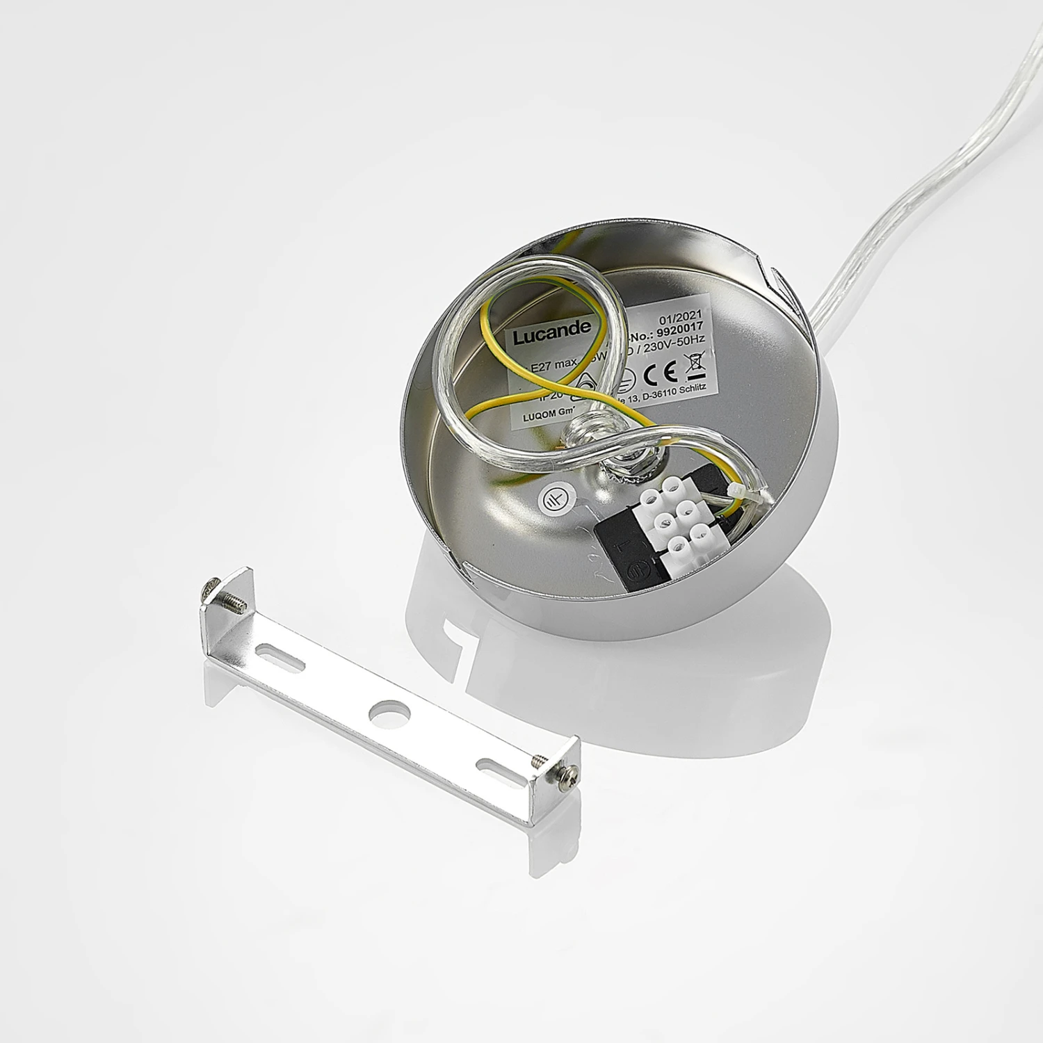 Lucande Gesja Pendellampe, Schirmlos, 1-fl., Chrom 9 Lucande Gesja Pendellampe, Schirmlos, 1-fl., Chrom – Bild 9