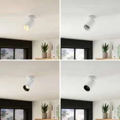 Arcchio BrinjaStrahler, Rund, 1-fl., Weiß -Heimbeleuchtung 9928087 2