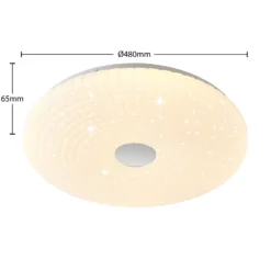 Lindby Laubini LED-Deckenleuchte, RGBW Smart 48 Cm 15 Lindby Laubini LED-Deckenleuchte, RGBW Smart 48 Cm -Heimbeleuchtung 9930018 6