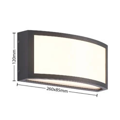 Lindby Jakari LED-Außenwandleuchte, Eckig, Weiß -Heimbeleuchtung 9932044 3