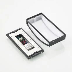 Lindby Jakari LED-Außenwandleuchte, Eckig, Weiß -Heimbeleuchtung 9932044 8