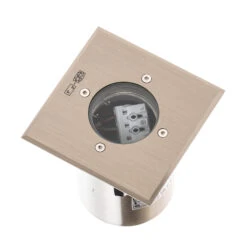 Lindby Ayca Bodeneinbauleuchte, Edelstahl, Eckig -Heimbeleuchtung 9934083 2