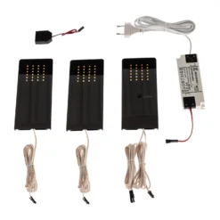 Prios Rixa LED-Unterbauleuchte, Schwarz, 3 Stück -Heimbeleuchtung 9934128 2