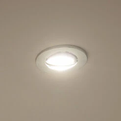 Arcchio Cyrian LED-Einbauleuchte, IP65, Chrom