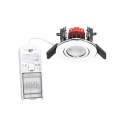 Arcchio Cyrian LED-Einbauleuchte, IP65, Chrom -Heimbeleuchtung 9934188 4