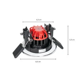 Arcchio Cyrian LED-Einbauleuchte, IP65, Chrom -Heimbeleuchtung 9934188 5