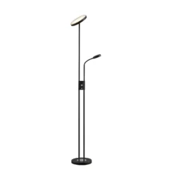 Lindby Seppa LED-Stehleuchte, Rund, Schwarz -Heimbeleuchtung 9945423 5