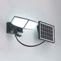 Prios Kalvito LED-Solar-Wandstrahler Sensor, 2-fl. -Heimbeleuchtung 9945516 4
