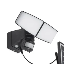 Prios Kalvito LED-Solar-Wandstrahler Sensor, 2-fl. -Heimbeleuchtung 9945516 5