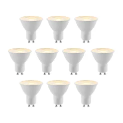 ELC LED-Reflektor GU10 5W 10er-Pack 2.700K 36°