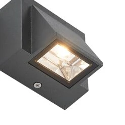 ELC Taloma LED-Außenwandlampe, 1-flammig Anthrazit -Heimbeleuchtung 9950921 3