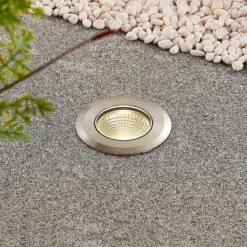 Lucande LED-Edelstahl-Bodeneinbauleuchte Sulea IP67 Rund -Heimbeleuchtung 9969097 1