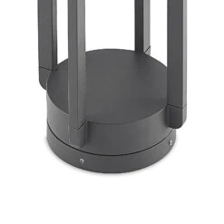 Lucande Tiras Sockelleuchte, Dunkelgrau, 56 Cm -Heimbeleuchtung 9969200 5