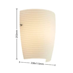 Lucande Vera Wandleuchte Mit Weißem Glasschirm -Heimbeleuchtung 9976126 4