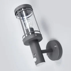 Außenwandleuchte Djori, Dunkelgrau Mit Sensor 11 Außenwandleuchte Djori, Dunkelgrau Mit Sensor -Heimbeleuchtung 9977029 4