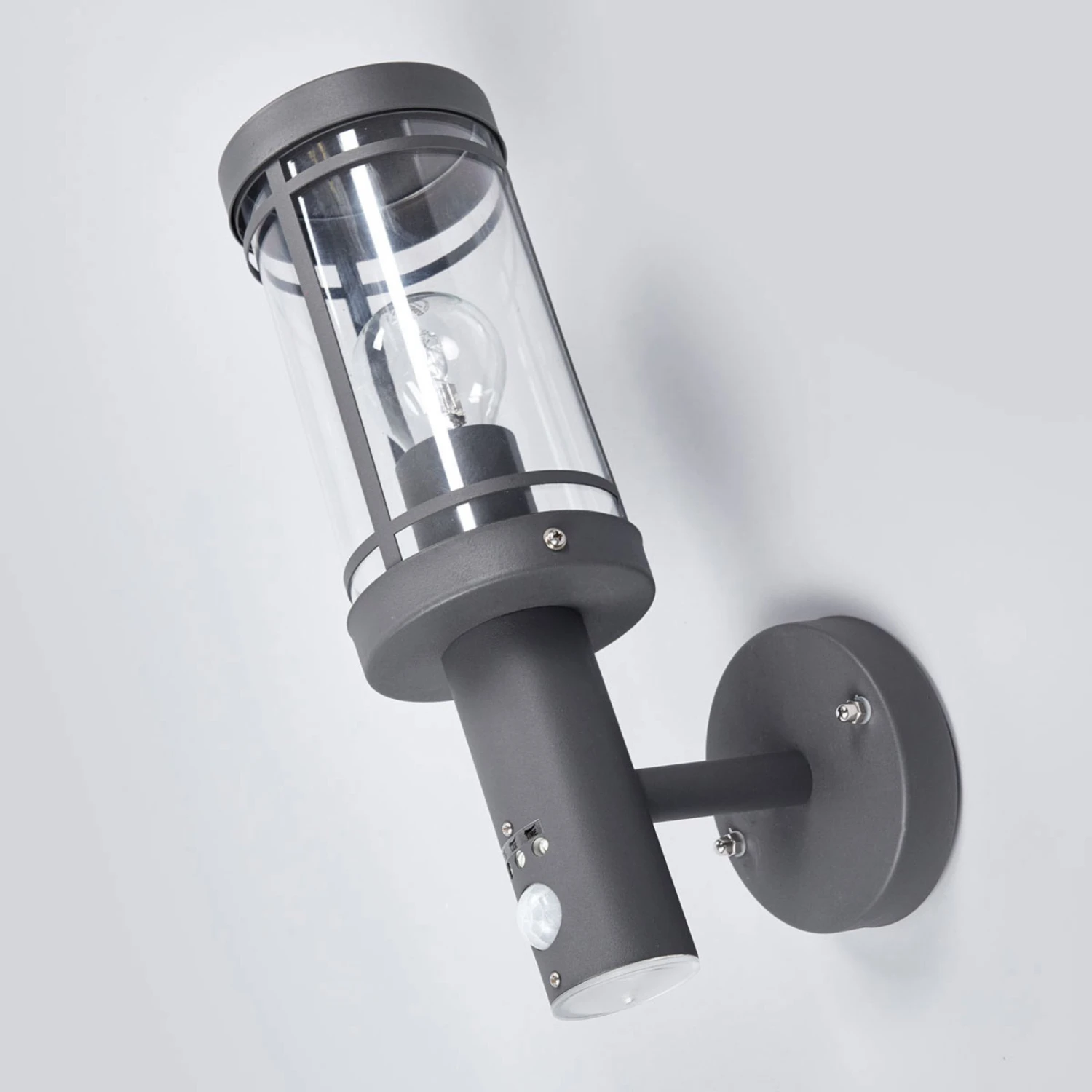 Außenwandleuchte Djori, Dunkelgrau Mit Sensor 5 Außenwandleuchte Djori, Dunkelgrau Mit Sensor – Bild 5