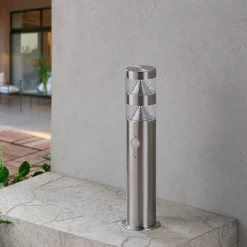 Bewegungsmelder-LED-Sockelleuchte Lanea, Edelstahl -Heimbeleuchtung 9988008 11