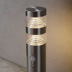 Bewegungsmelder-LED-Sockelleuchte Lanea, Edelstahl -Heimbeleuchtung 9988008 9