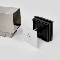 LED-Solar-Außenwandleuchte Tyson, Eckig, Klar -Heimbeleuchtung 9988126 8